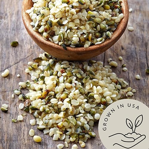 Miniatura 4 de Be Still Farms - Semillas de cáñamo orgánicas a granel de 2.8 libras, semillas de cáñamo sin cáscara cruda por Be Still Farms - USDA Organic