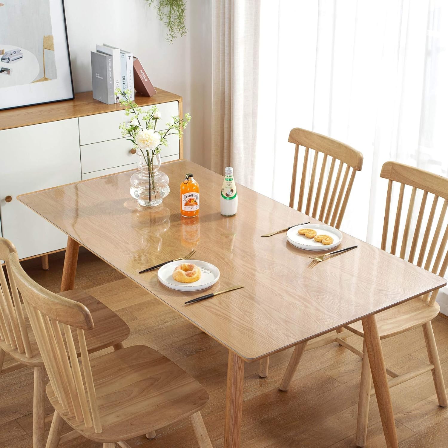 Free Shipping π LovePads Upgraded Version 1.5mm Thick 36 x 70 Inches Frosted Table Cover Protector, Table Protector for Dining Room Table, Frosted Plastic Tablecloth Protector, Table Pad for Kitchen Wood Grain π Crazy Deals LovePads Upgraded Version 1.5mm Thick 36 x 70 Inches Frosted Table Cover Protector, Table Protector for Dining Room Table, Frosted Plastic Tablecloth Protector, Table Pad for Kitchen Wood Grain