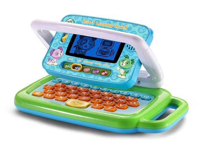 Foto 3 de 7 de Leapfrog 2 in 1 LeapTop Touch Laptop, Green, Learning Tablet for Kids with 10 Modes of Play, with Letters