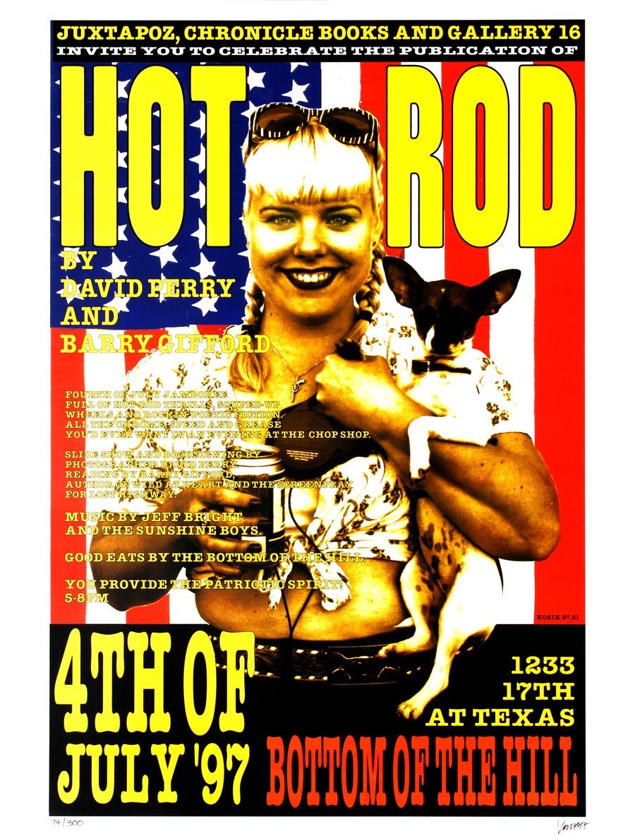 Frank Kozik Hot Rod Limited Edition Print 49x63cm