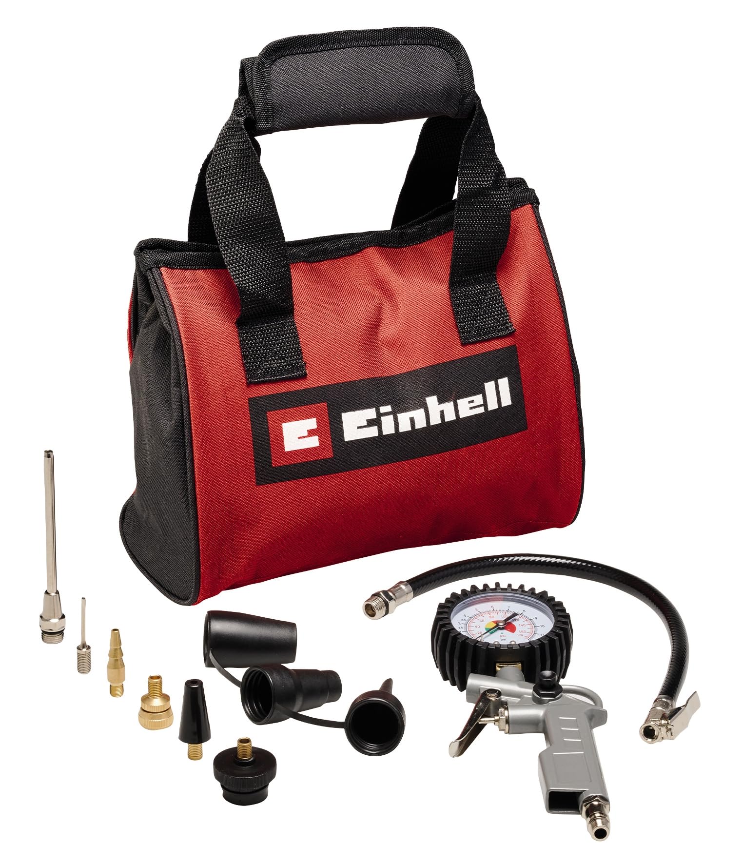 Originele Einhell 8-delige opblaasadapterset (compressor accessoires, 8 Originele Einhell 8-delige opblaasadapterset (compressor accessoires, 8