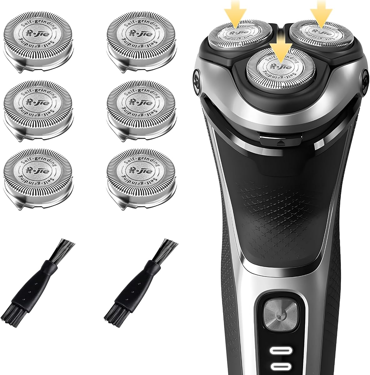 Cabezales de repuesto SH30 para afeitadoras Philips Norelco Series 3000, 2000, 1000 y S1560 con hoja afilada duradera, hojas de afeitar para afeitadoras Philips Norelco 3800, 3600, 2400, etc.