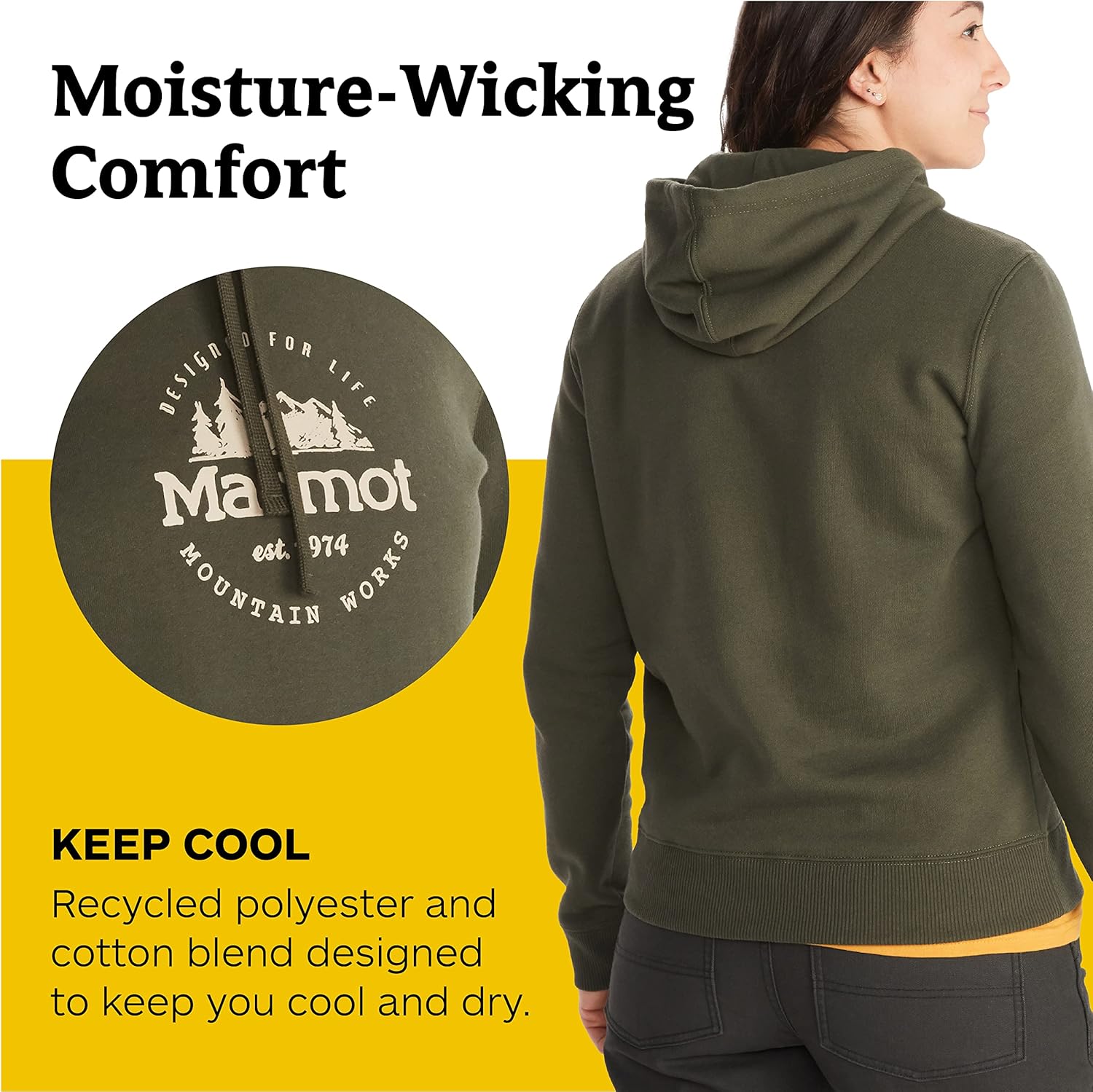 MARMOT womens Women's Culebra Peak Hoody - Image 3