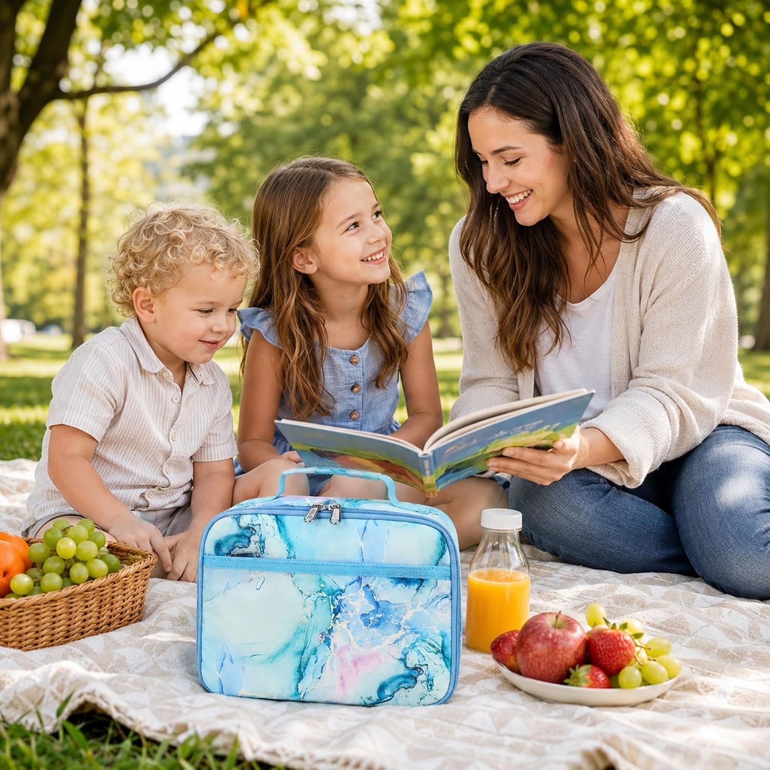 Ledaou Kids Lunch Box Small Insulated