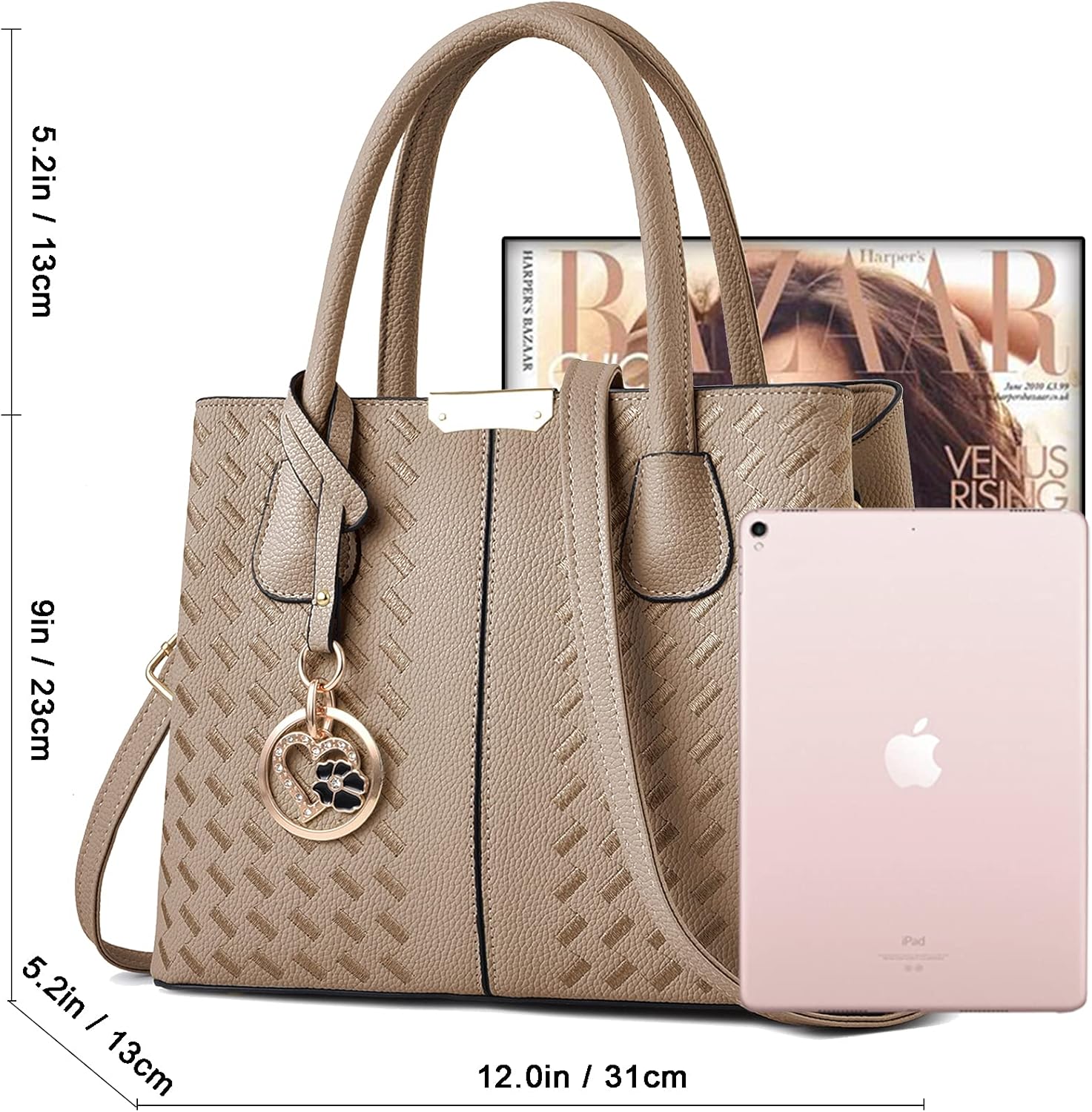 Purses and Handbags for Women Shoulder Tote Bags Top Handle Satchel - Image 4