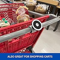 Vista 4 de Soporte de teléfono para cochecito, soporte magnético compatible con MagSafe para manubrio de cochecito, abrazadera a presión que se instala