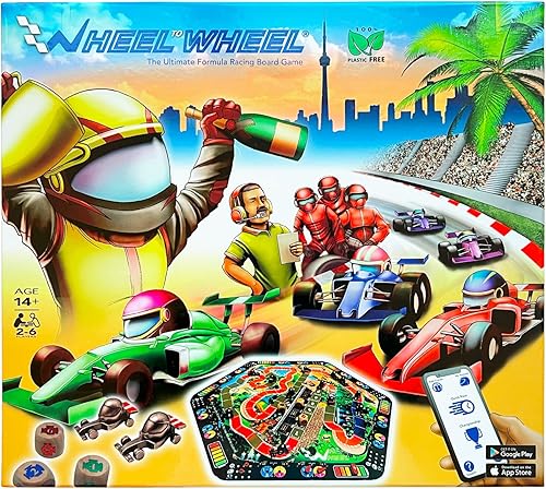 Wheel To Wheel® - Juego de mesa Formula Racing - Original