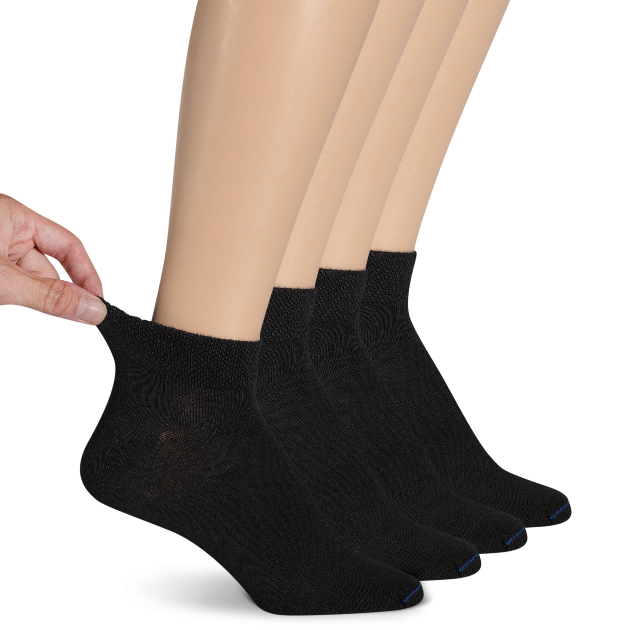 Dr. Scholl's womens Diabetes & Circulator Socks - 4 & 6 Pair Packs - Non-binding Moisture Management