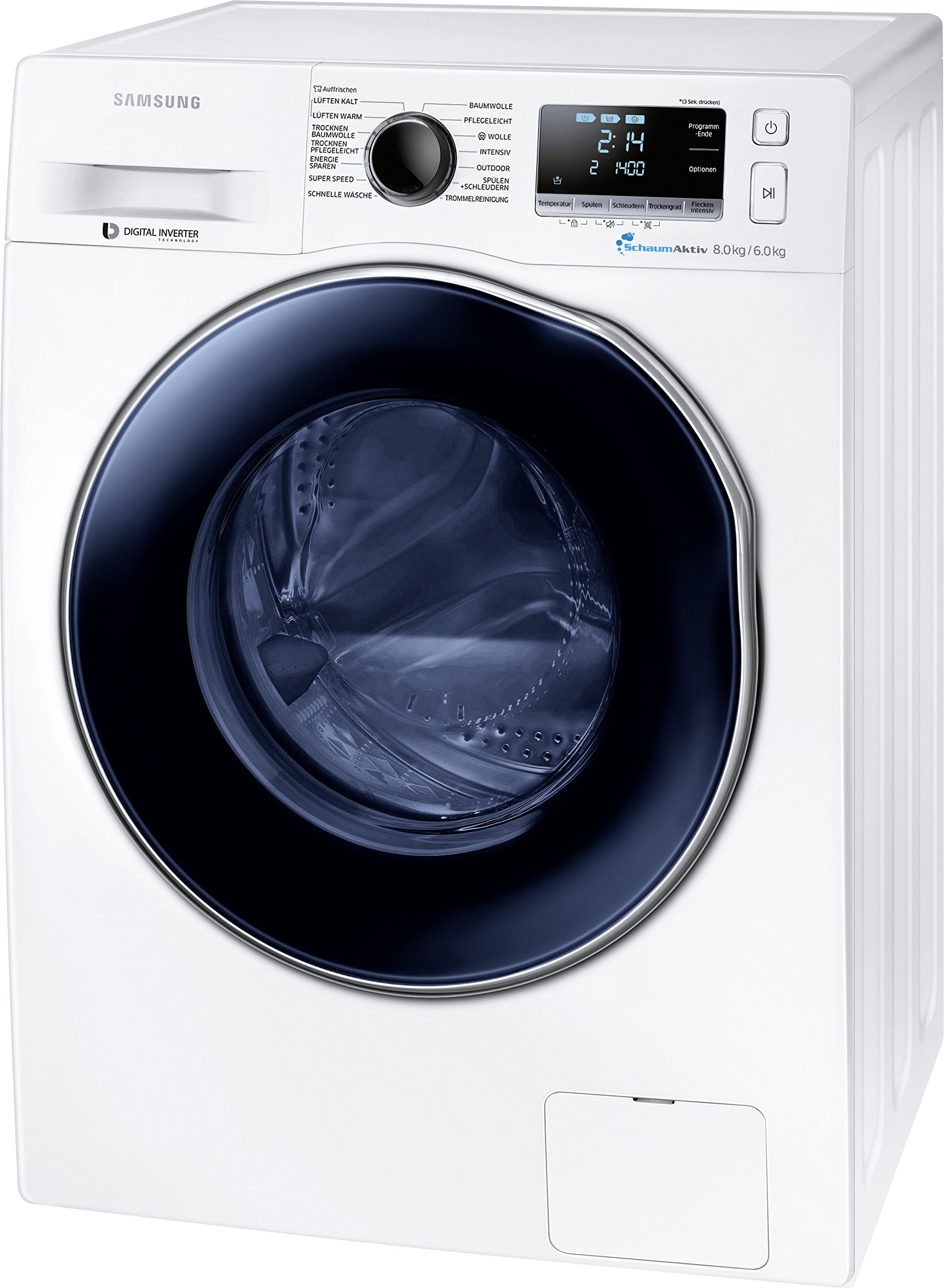 Samsung WD80J6400AWEG Waschtrockner 8 kg 1088 kWh SchaumAktiv Technologie
