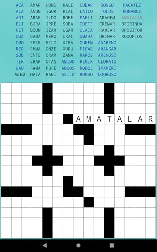Clássico Arraste-e-Solte Preencher Palavras Cruzadas