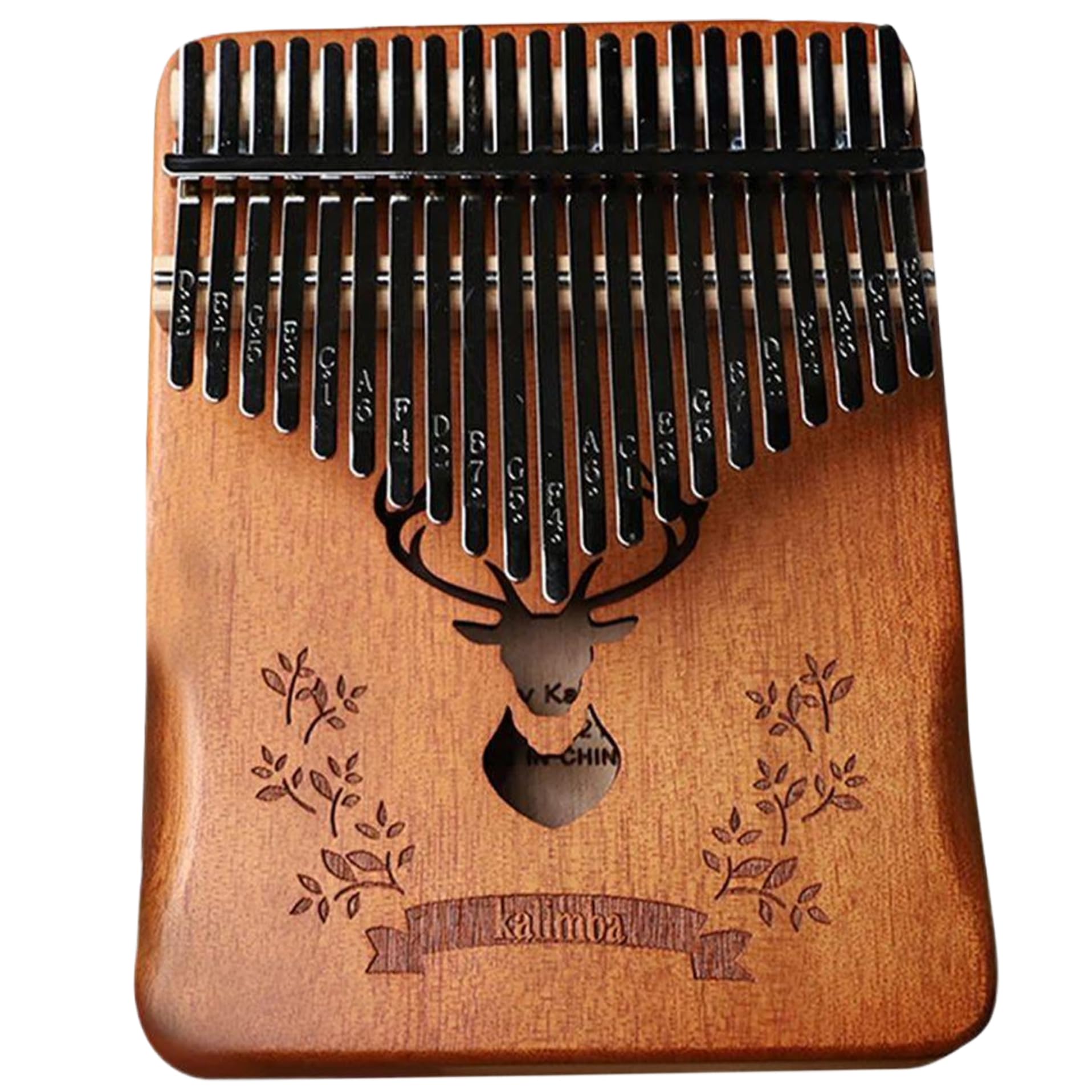 NIDONE Kalimba Daumen Klavier 21 Tasten hölzernes Kalimba mit tragbarem Design für Kinder, Erwachsene, Anfänger und Musikliebhaber