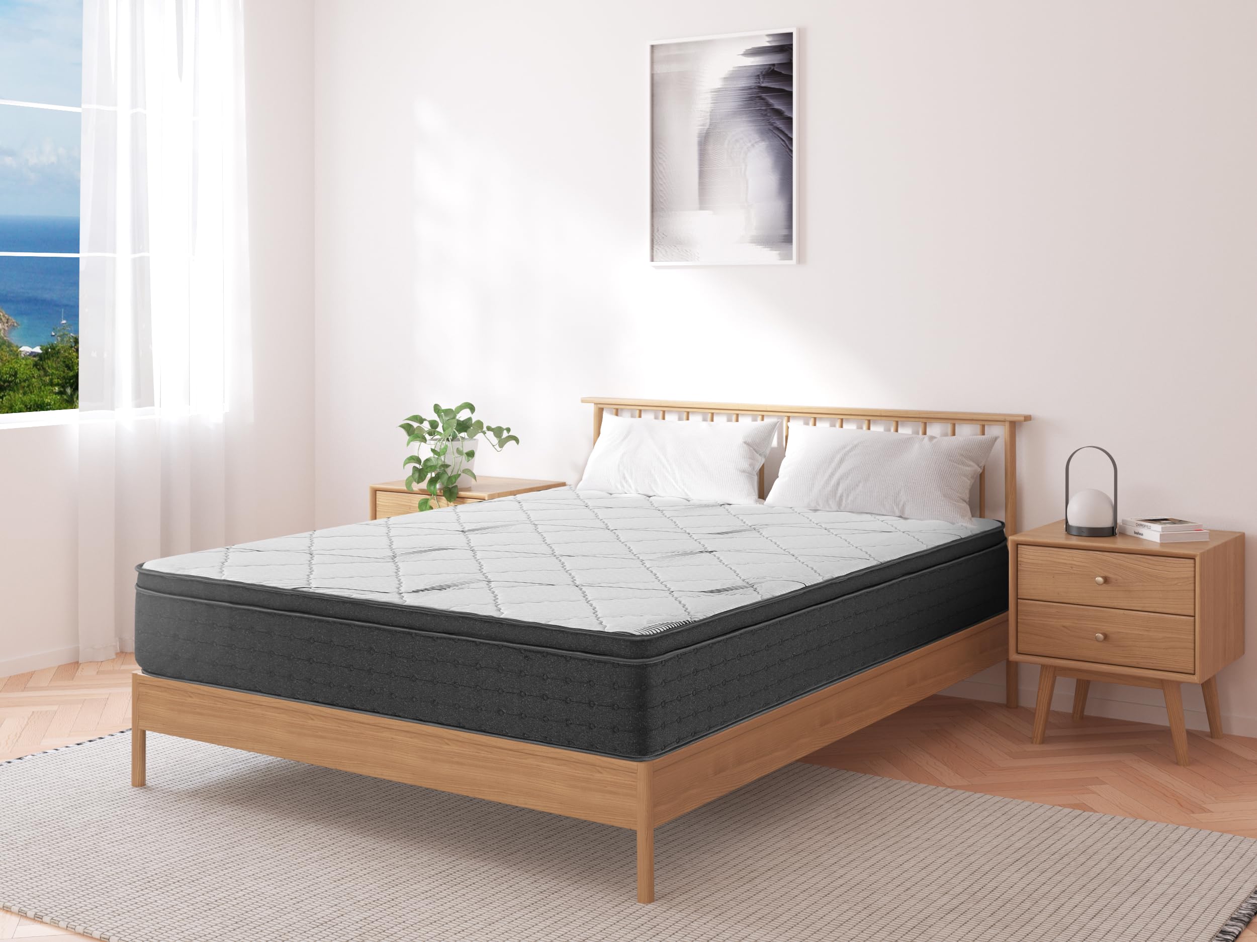 Matelas Mousse 140x200 Epaisseur 22CM,Doux,Confortable,Respirant