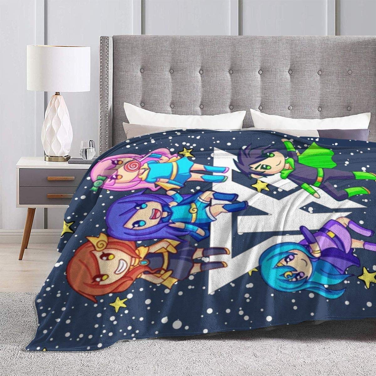 The Krew Its-Funneh Protagonists Poster Blankets Super Soft Warm Faux Fur Throw Blanket -Eco-Friendly Ultra-Soft Micro Fleece Blanket Twin, Warm, Lightweight, Throw For Home Bed, Sofa & Dorm