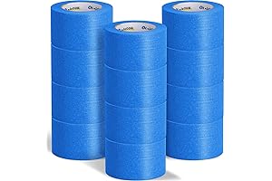 12 Rolls Blue Painters Tape Bulk 3 Inch x 60 Yards –...
