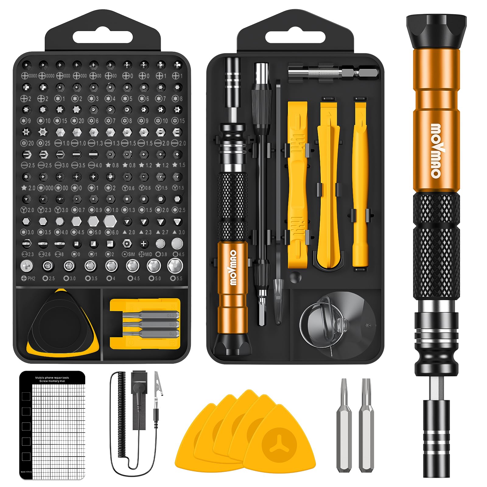 Amazon | MOVMAO 2025 精密ドライバーセット 130 in 1 トルクス