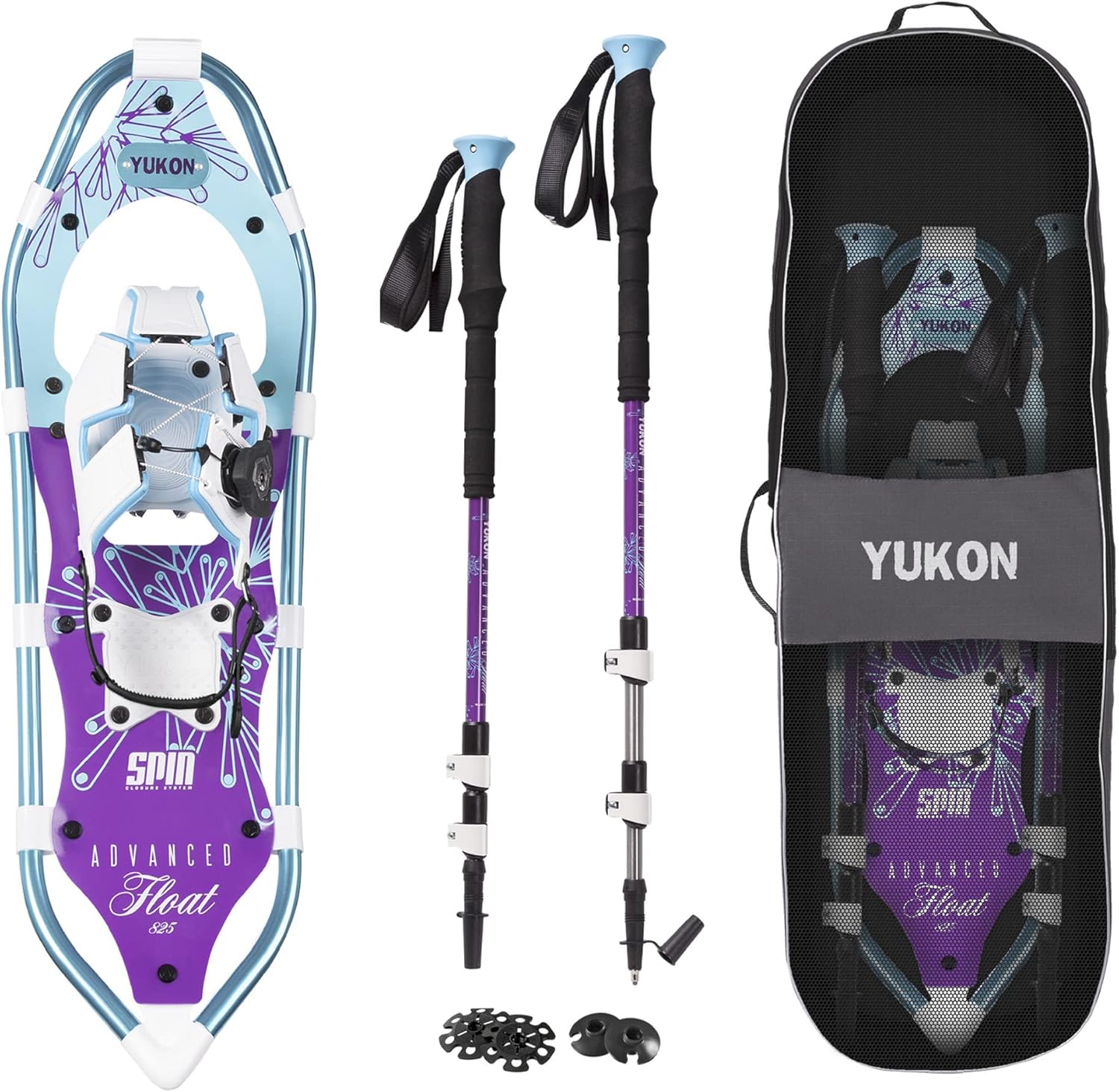 Yukon Advanced Float Spin Women's Snowshoe Kit, 825 Amazon.ca Sports