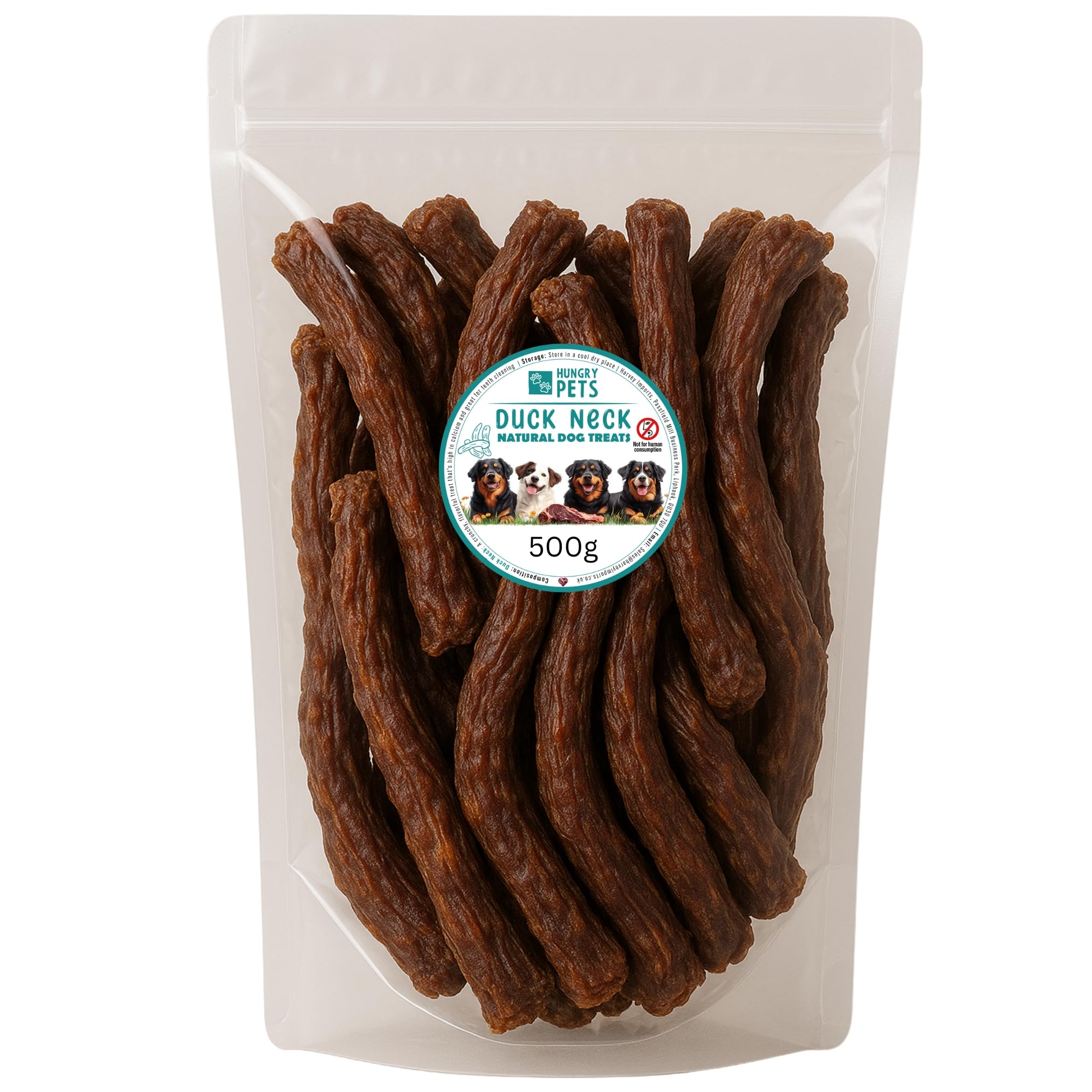 Duck Necks, Natural Dog Treat (500g)