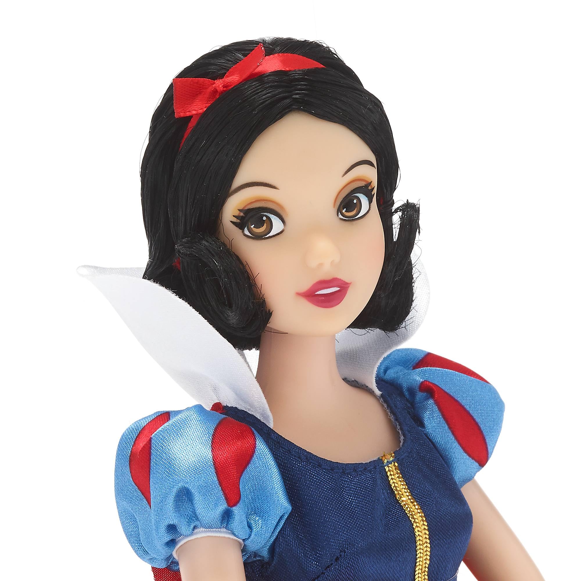 Disney Store Official Snow White Classic Doll, Snow White & the Seven Dwarfs, 29cm/11, Fully Poseable Disney Doll in a Stunning Dress, Includes Toy Hair Brush - Suitable for Ages 3+ - Image 3