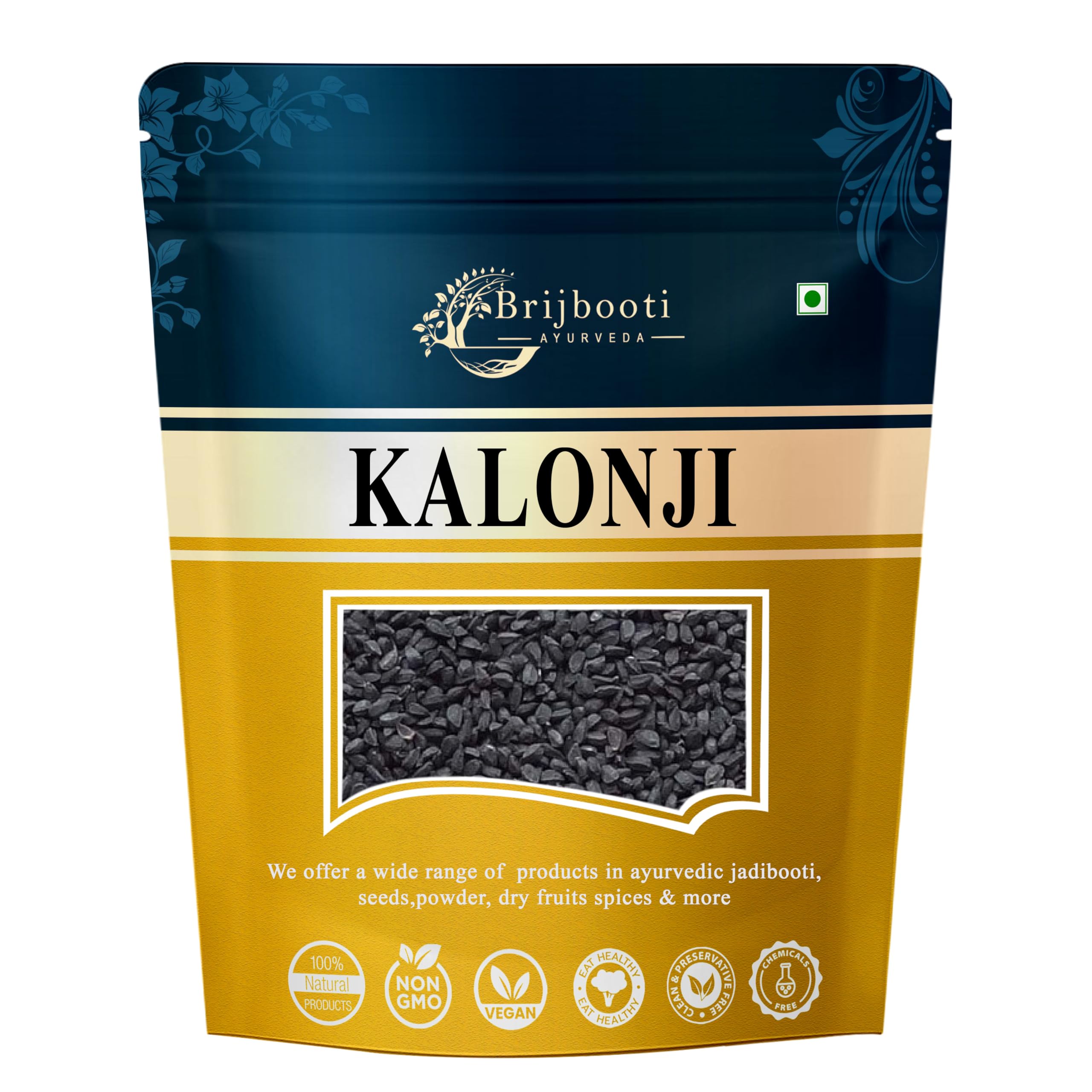 Brijbooti Kalonji 250 grams | Nigella Seeds | Chemical Free | Black Cumin Seeds for hair gowth (B0CXY3GCJT) Amazon Price History, Amazon Price Tracker