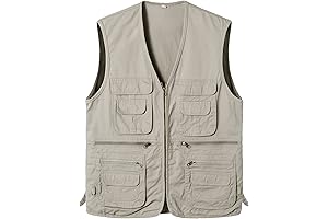 Men's Multi-Pocket Fisherman Vest for Outdoor Adventures