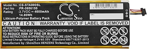 Miniatura 5 de Batería de repuesto para Insignia Flex 8" NS-15AT08 Parte NO PR-3956155