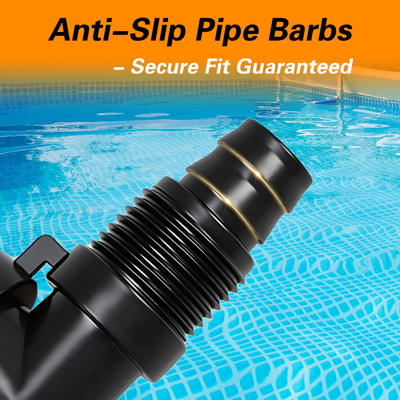 Pièces de chlorinateur de piscine, connecteur de tube NPT 1/2", tube OD de 5/8", écran et joints toriques compatibles avec Pentair Rainbow Auto Feeder/Chlorinator 320 322 Replace#: R172272