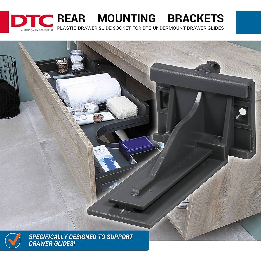 その他 McIntosh  ADJUSTABLE BRACKETS m0a2400 2 Pack DTC Rear Mounting Brackets Heavy Duty Drawer Slide