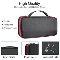 Vista 3 de ZYHKJYL Carrying Case for Nintendo SwitchSwitch OLED, Tough 1680d Ballistic Weave, Carrying Case Pouch for Nintendo Console,with 10