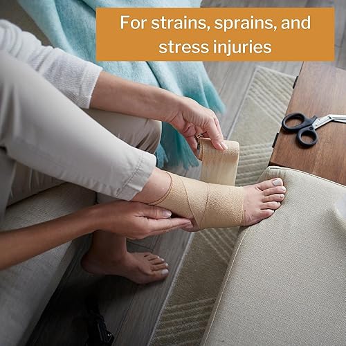 Miniatura 5 de McKesson Vendajes elásticos, no estériles, cierre de velcro, 3 pulgadas x 5 yardas, 10 unidades, 5 paquetes, 50 en total