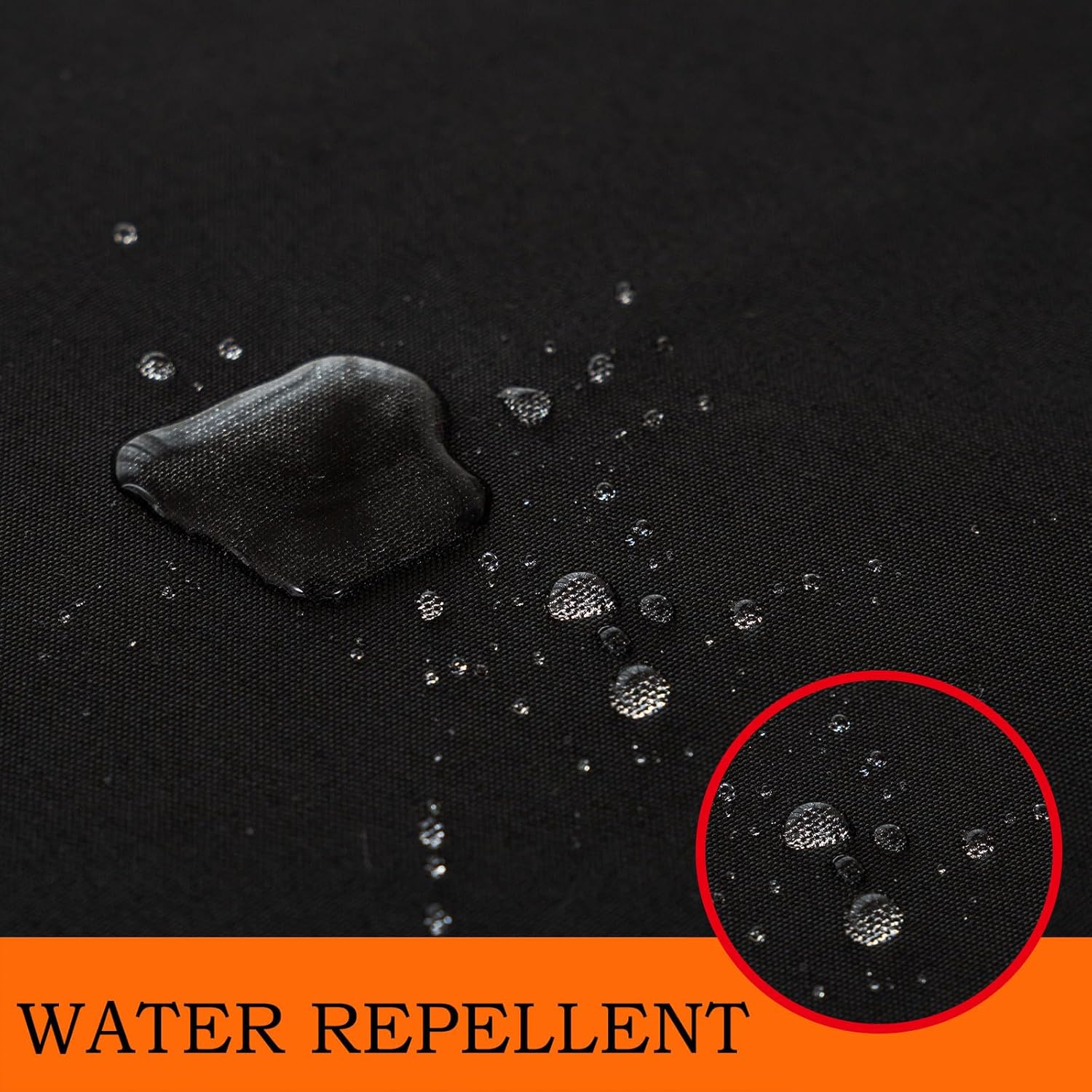 BLACK-8FT Tablecloth Fitted Table Covers for 8 Foot Rectangle Tables - Water Resistant Washable Fabric Polyester Table Clothes for Parties, Trade Show(96L x 30W x 30H Inches) - Image 5