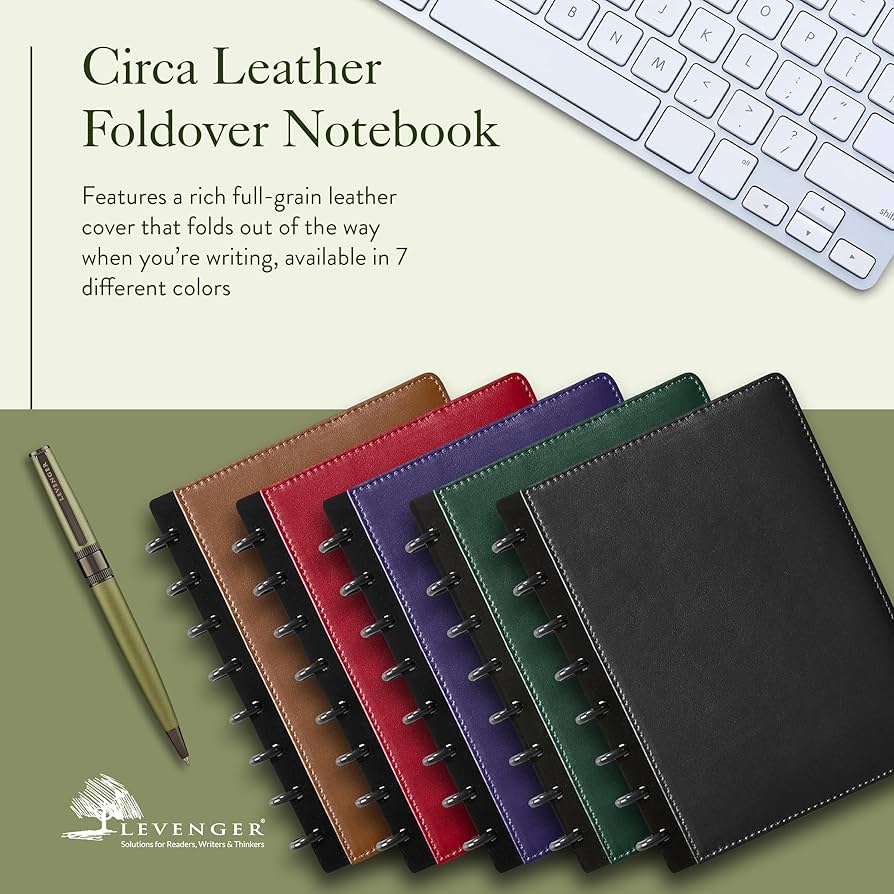 Amazon.com : Levenger Circa Premium Leather Foldover