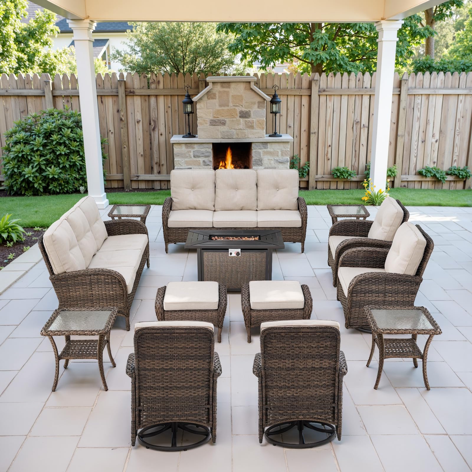 Belord Grand 13-Piece Outdoor Patio Furniture Set