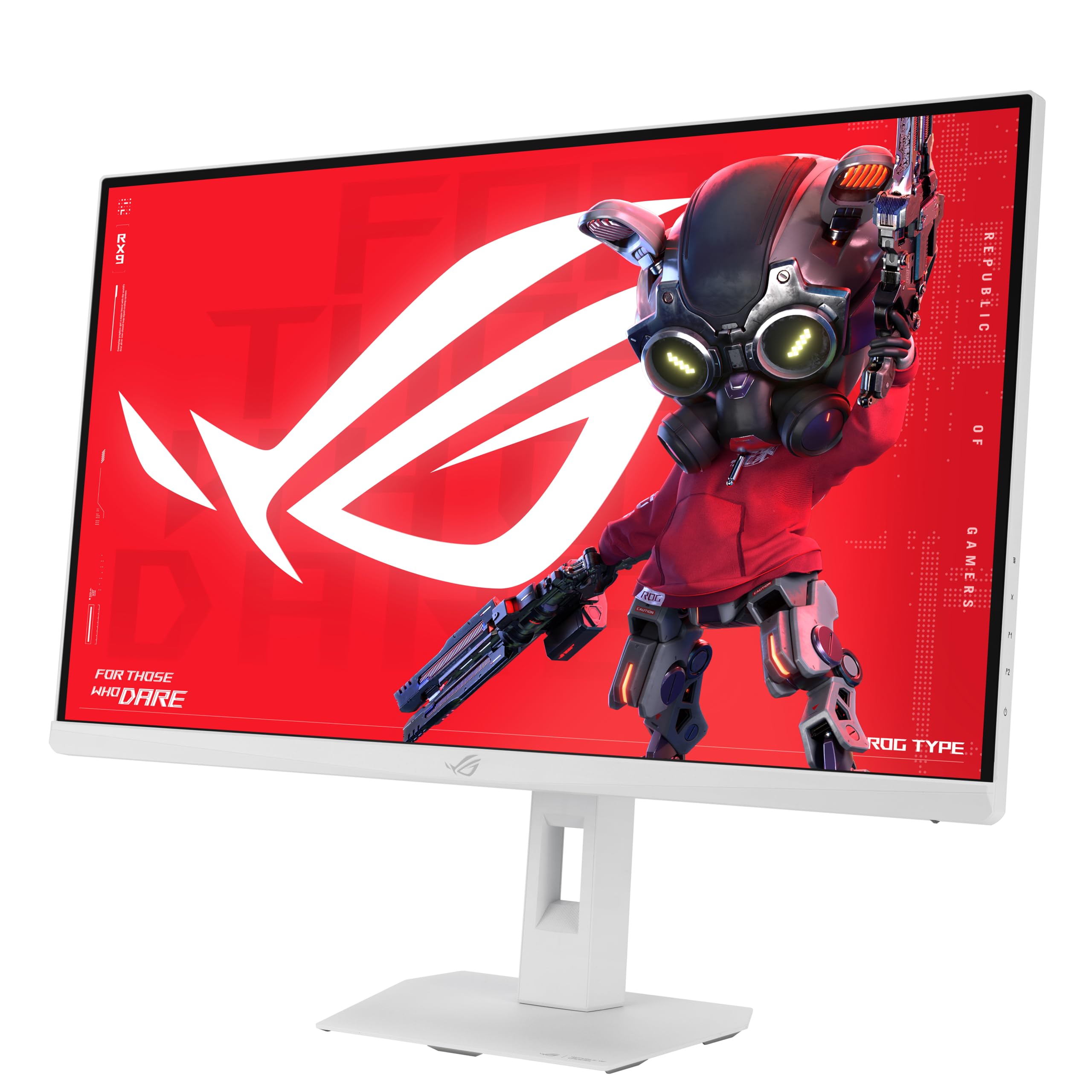 ASUS ROG Strix XG27ACMES-W monitor gamingowy, 27", 2560 x 1440, 255 Hz OC (ponad 144 Hz), 0,3 ms, Fast IPS, Extreme Low Motion Blur Sync, USB typ C, kompatybilny z G-Sync, DisplayWidget Center