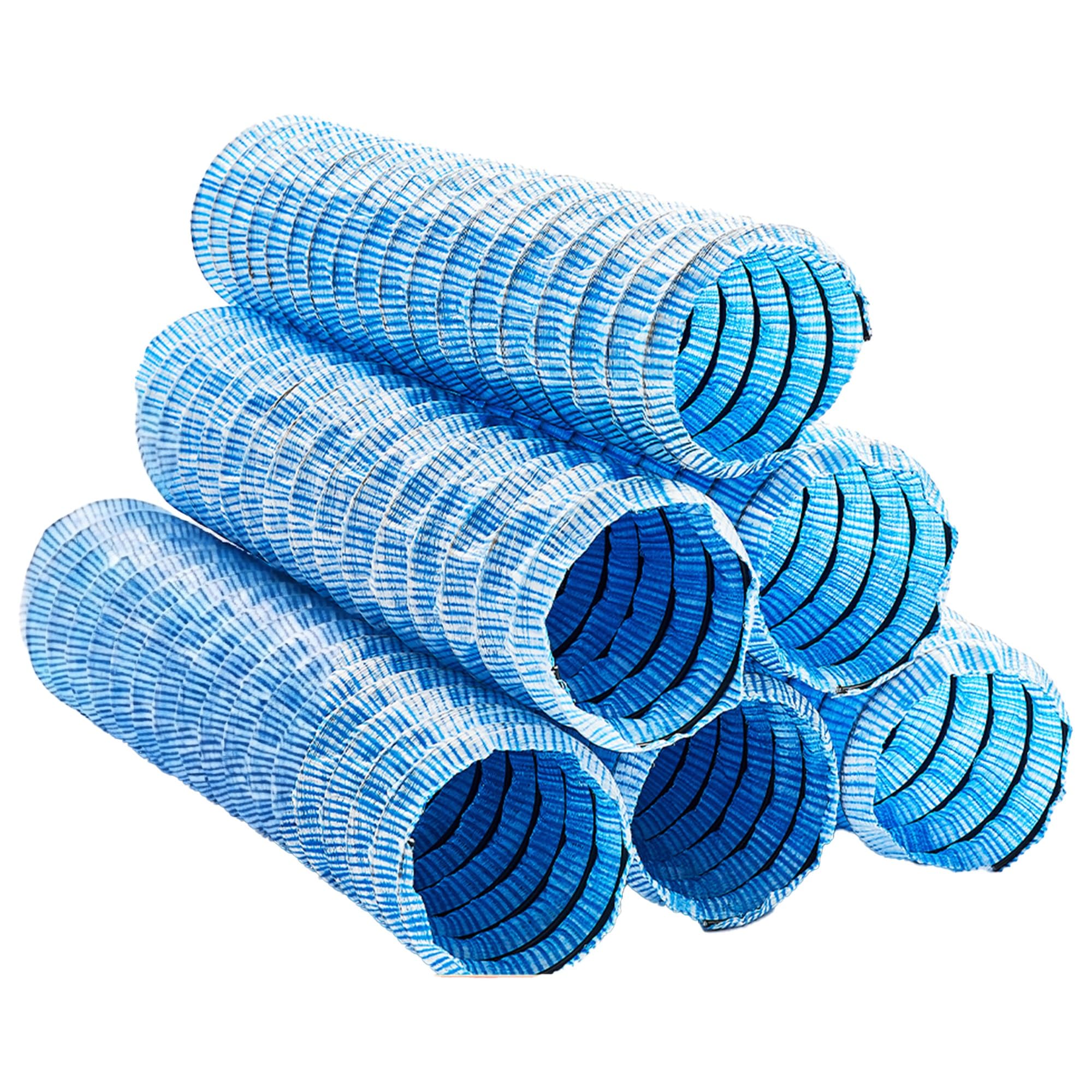 Pfslkxm D 3In(8Cm) French Drain Pipe, Landscaping Drain Trench High-Carbon Steel Wire Synthetic Polyester Fiber Permeable Blind Pipes Flexible Yard Drainage Pipe For Yard Lawn(70M(230Ft),)