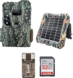 Browning Pro Scout Max Extreme HD Cellular Trail Camera Bundle with 32GB Memory Card, Reader, and Solar Power (4 Items) asin的图片