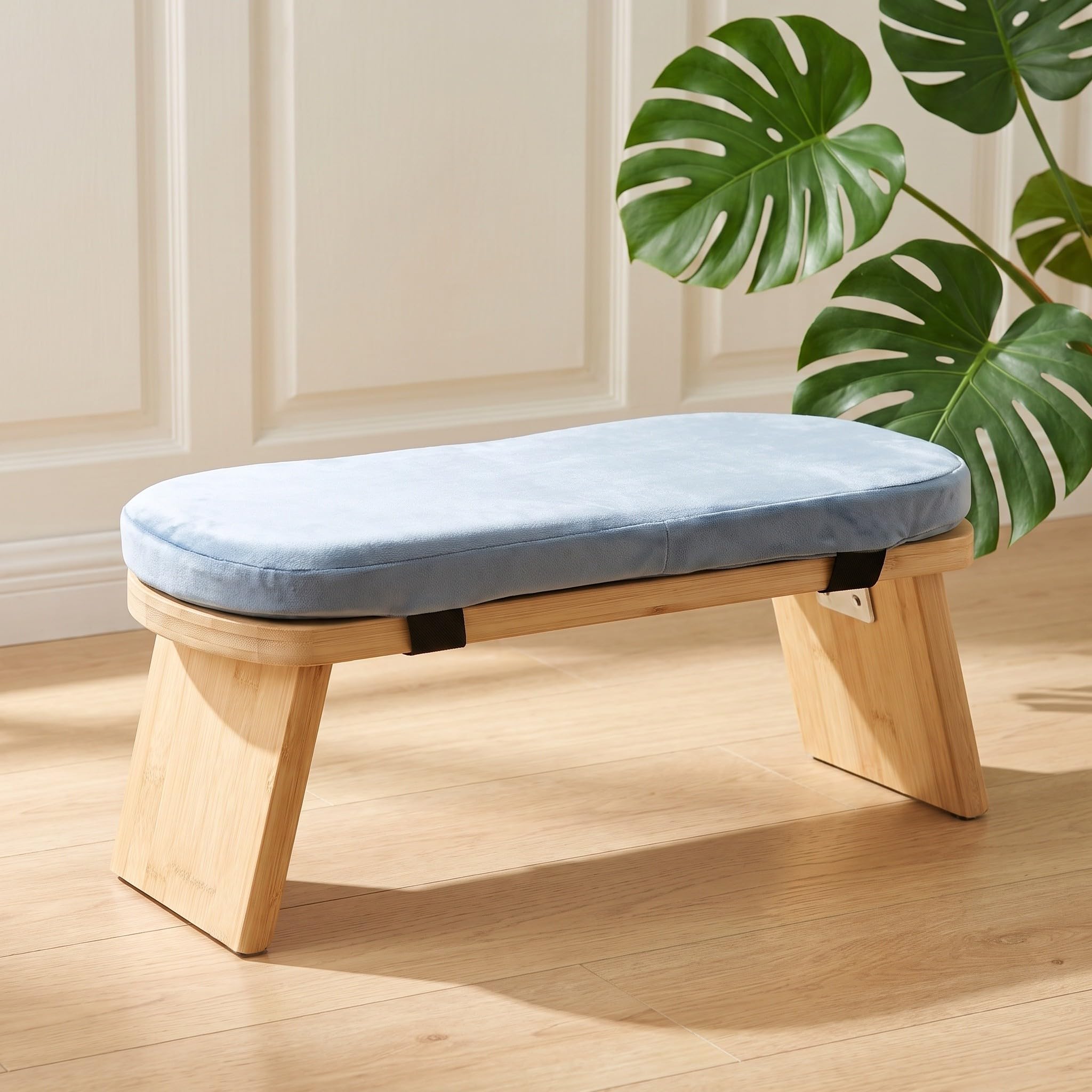 Gatuida Klappbare Meditationsbank, hölzerner Seiza-Kniehocker