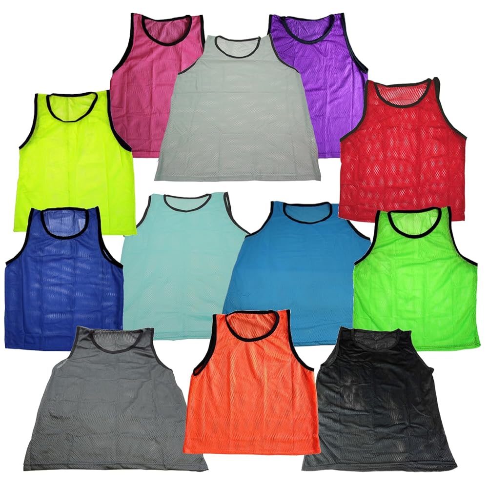 トップス MESH PRACTICE VEST BLACK / RED S Amazon.com: BlueDot Trading Adult Nylon Mesh Scrimmage