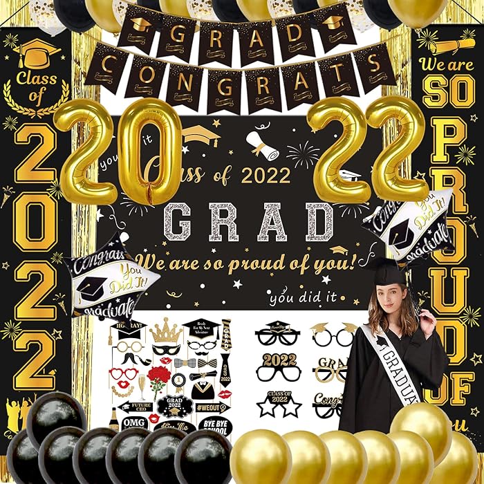 Buy PYCALOW Graduation Party Decorations 2022 Graduation Decorations