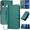 Compatible HUAWEI P30 Lite Case Flip-style Huawei P30 Lite Case Flip-style Carbon Fiber Pattern Huawei P30 Lite Cover Stylish and Simple HUAWEI P30 Lite Mobile Case Overflowing with