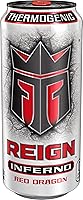 Vista 3 de Reign Dragón rojo de Inferno, combustible termogénico, gimnasio y bebida de rendimiento, 16 onzas (paquete de 12)