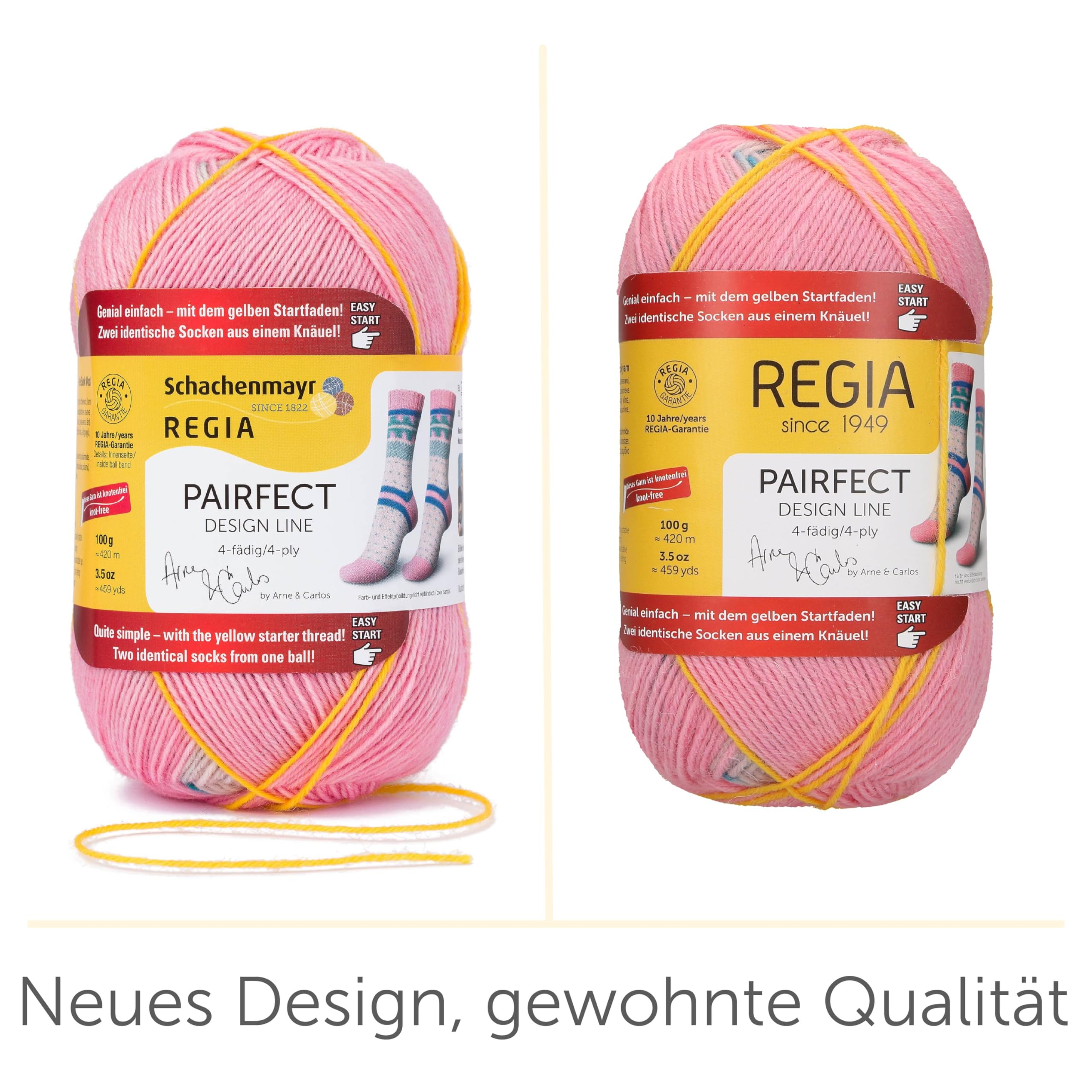 Schachenmayr Regia Pairfect Sockenwolle – 4-fädig, 100g, Farbe: Seaside Blue