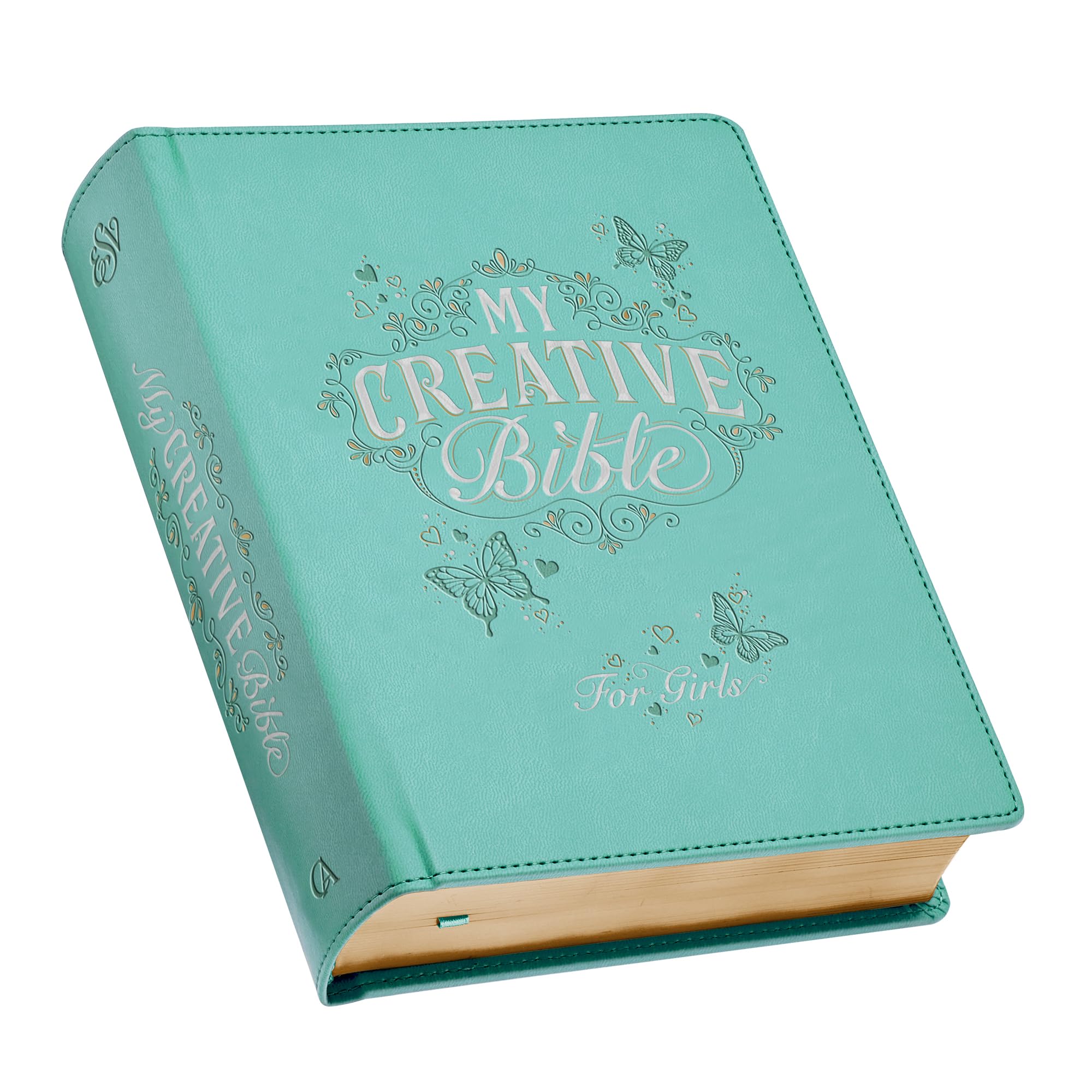 ESV My Creative Bible for Girls Faux Leather Hc, Teal Hardcover – 6 Nov. 2018