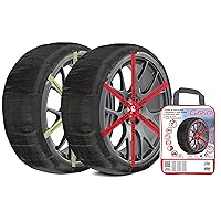 RD9 Grip Catene da Neve Tessile Taglia N. 510 Set 2PZ Guanti Inclusi