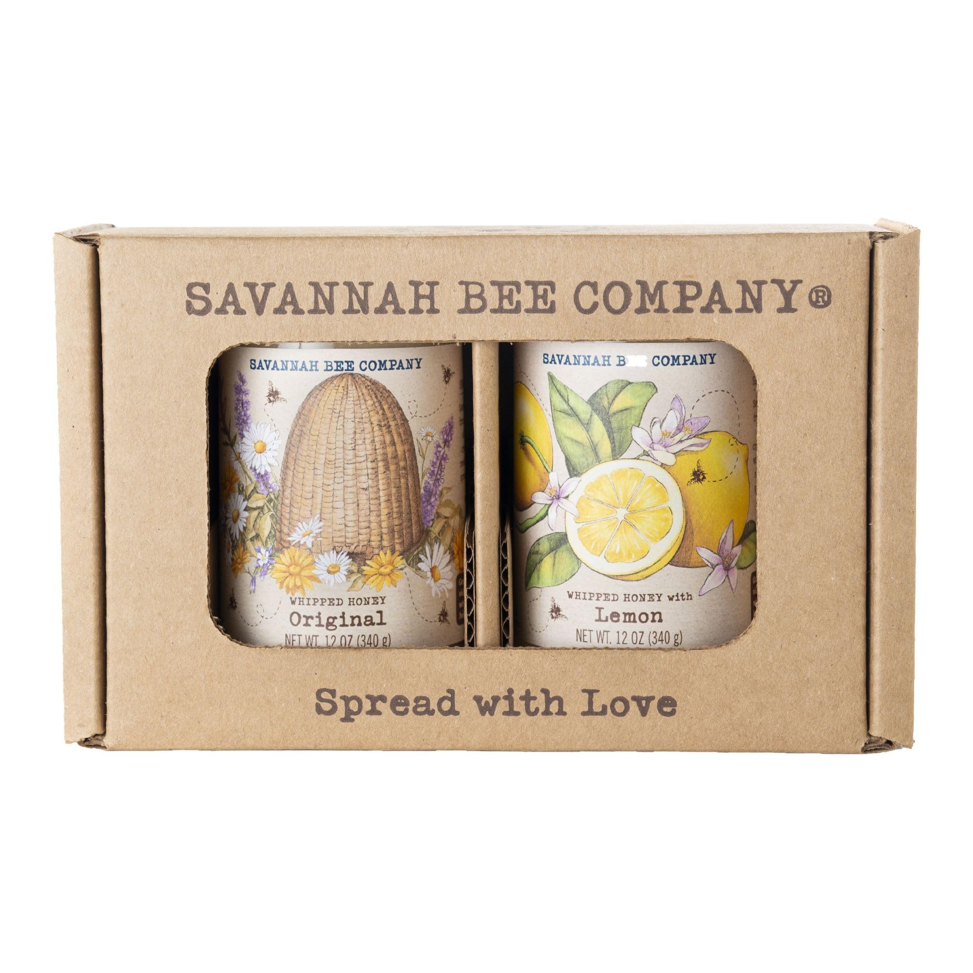Amazon.com : Savannah Bee Whipped Honey Gift Set - 12 oz Gourmet