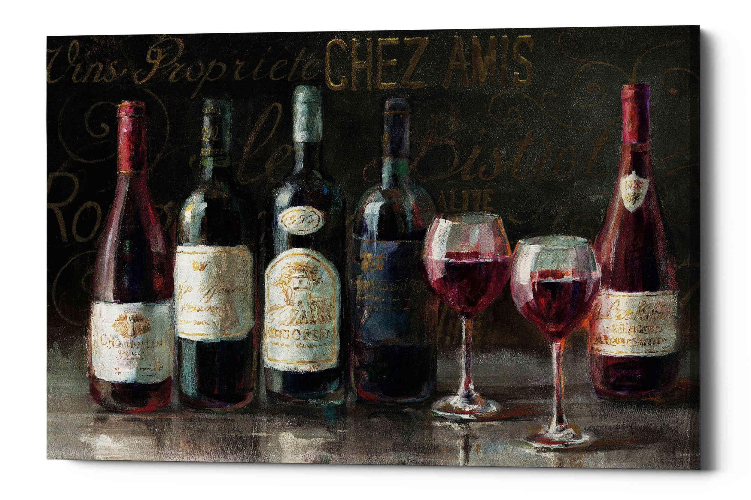 Epic Graffiti 'Bistro Reds v.2 Crop' autorstwa Danhui Nai płótno sztuka ścienna, 45 cm x 66 cm