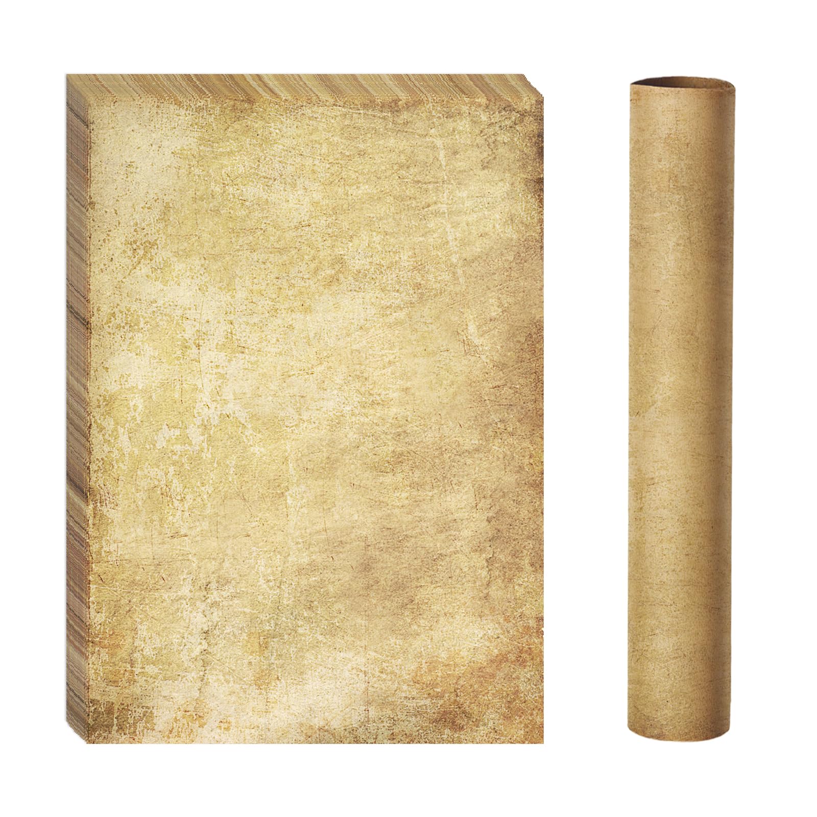 100 Sheets Vintage Writing Paper A4 Old Look Certificate Paper 100 GSM