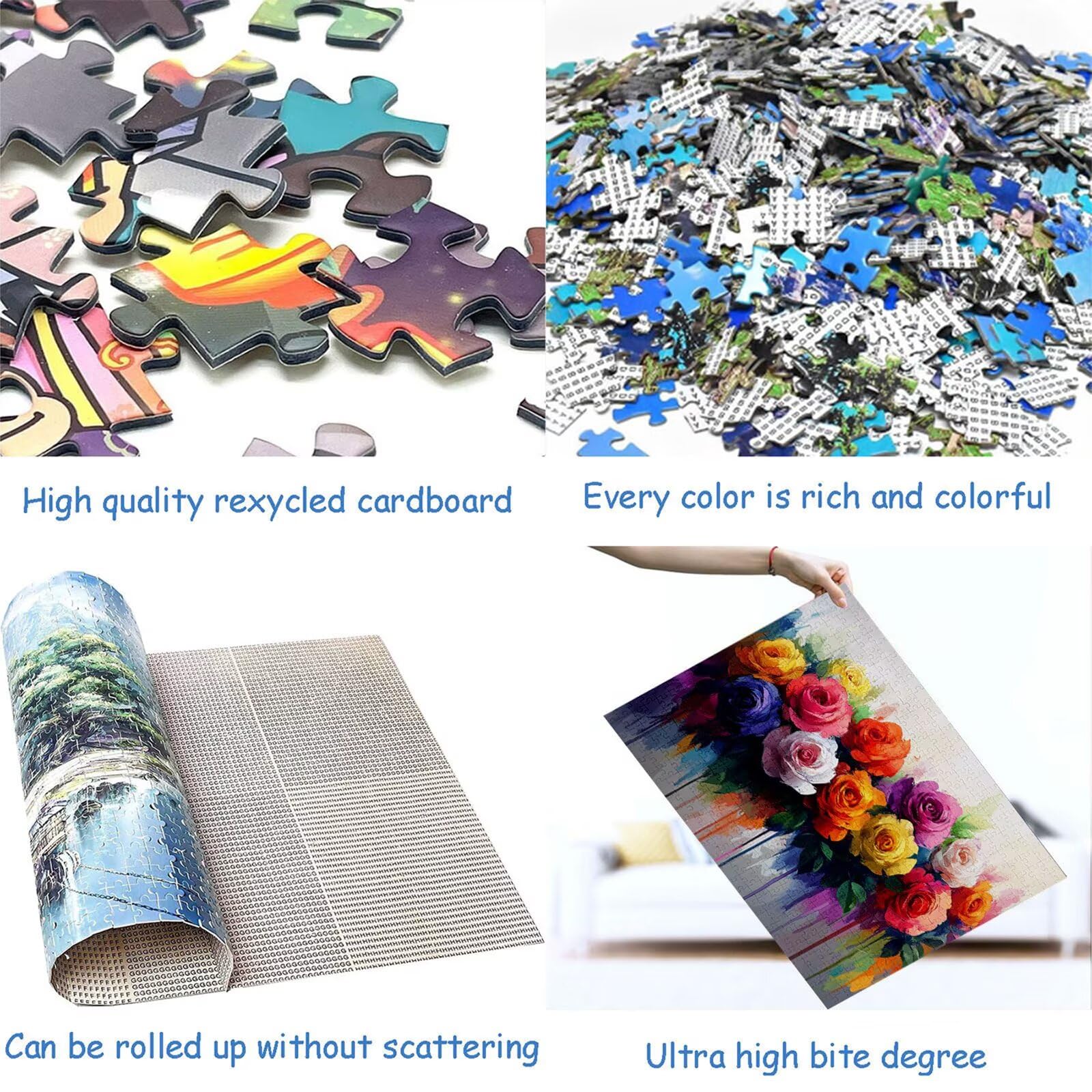 Puzzle 4000 elementów różowe puzzle dla dorosłych kwiaty 141x87cm Unikalne rzemiosło klasyczne 3D drewniana układanka do rodzinnych gier aktywnych, układanka do samodzielnego wykonania nawet do