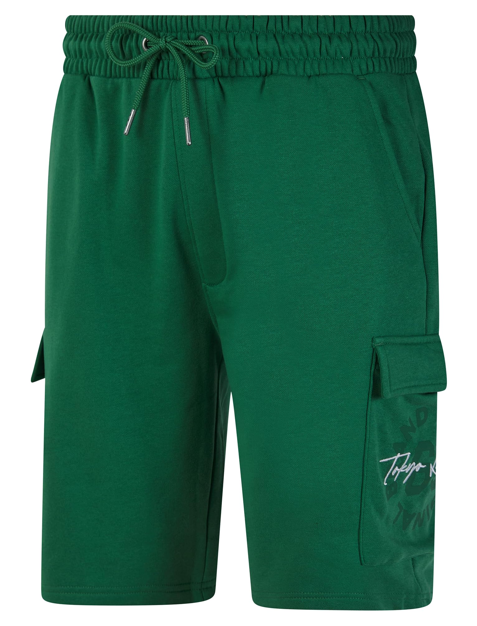 Tokyo Laundry Men's 'Carcle' Multi-Pocket Brushback Fleece Jogger Cargo Shorts