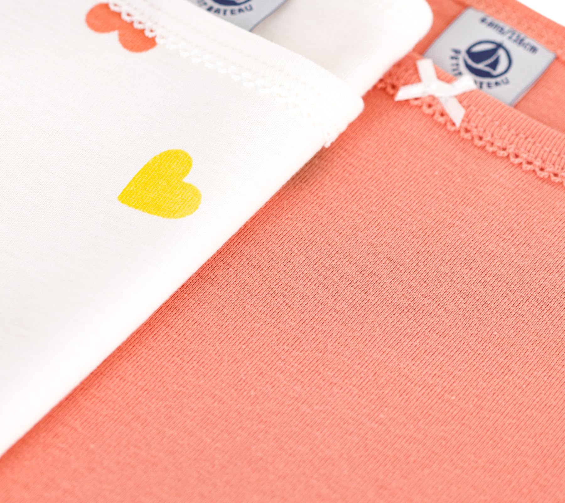 Petit Bateau Mädchen Hosenträgerhemden (2er Pack)