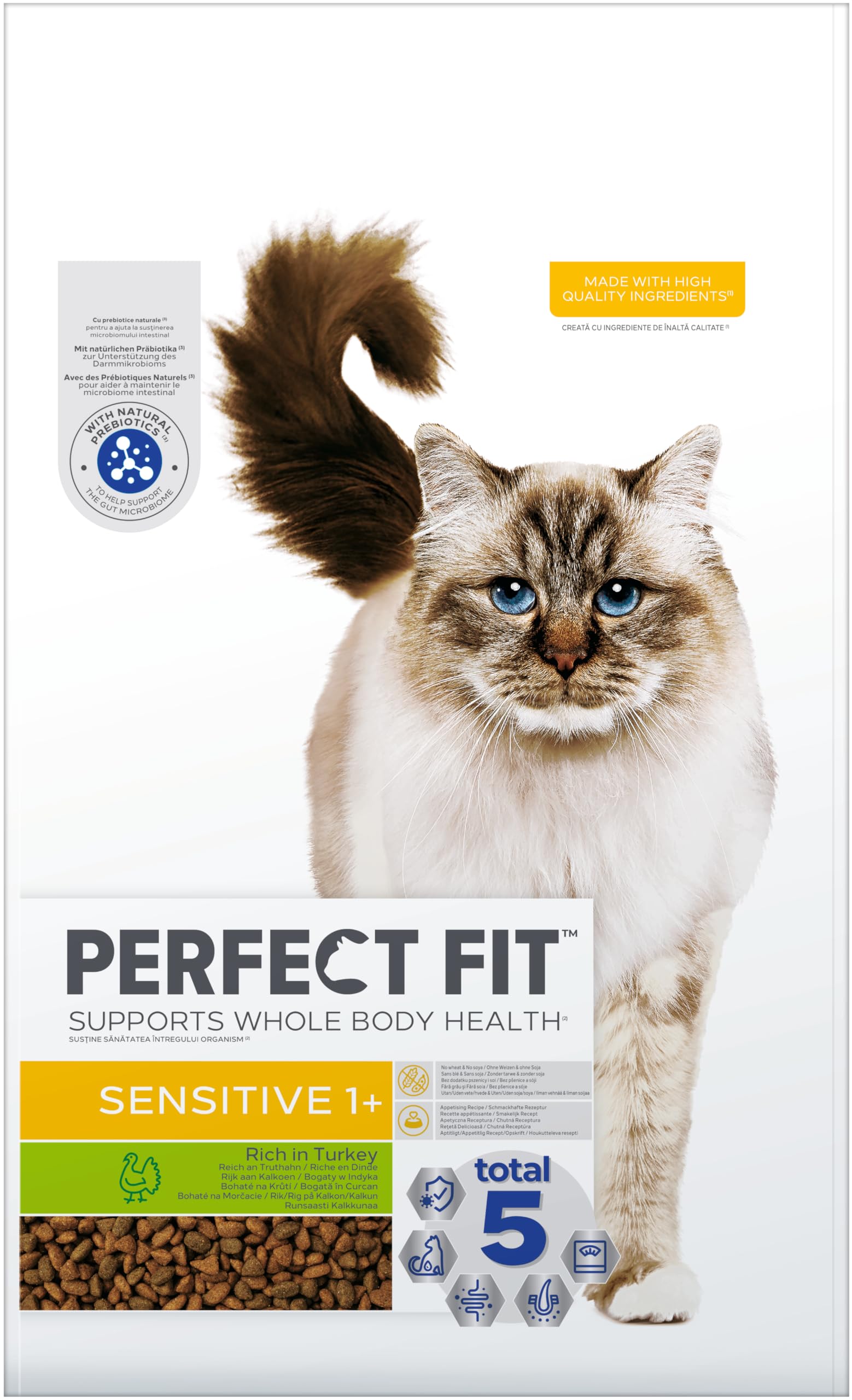 PERFECT FIT Adult Trockenfutter fr erwachsene, sensitive Katzen ab 1 Jahr  - Truthahn, 7 kg (1 Beutel) : Amazon.de: Haustier